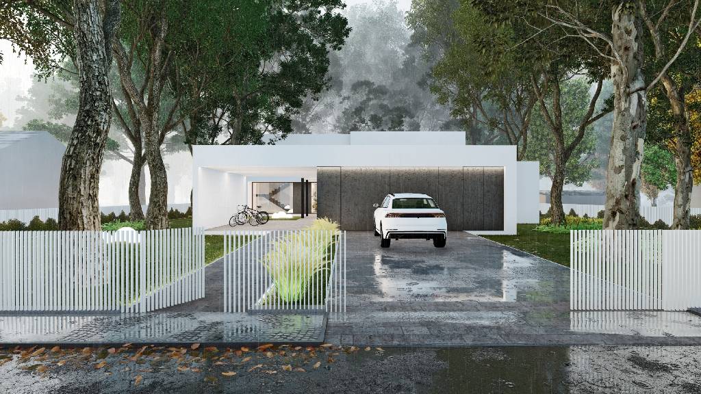 SLAB - studio architektoniczne - architektura - projekt - las house - dom w lesie - 1