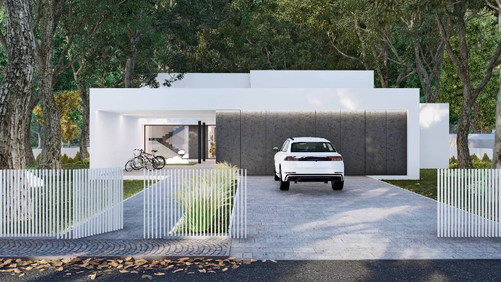SLAB studio architektoniczne architektura projekt las house dom w lesie 2