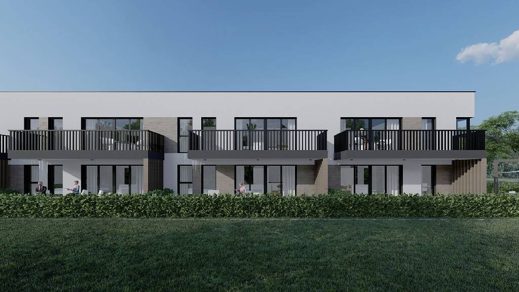 SLAB studio architektoniczne architektura projekt box house domy szeregowe 4