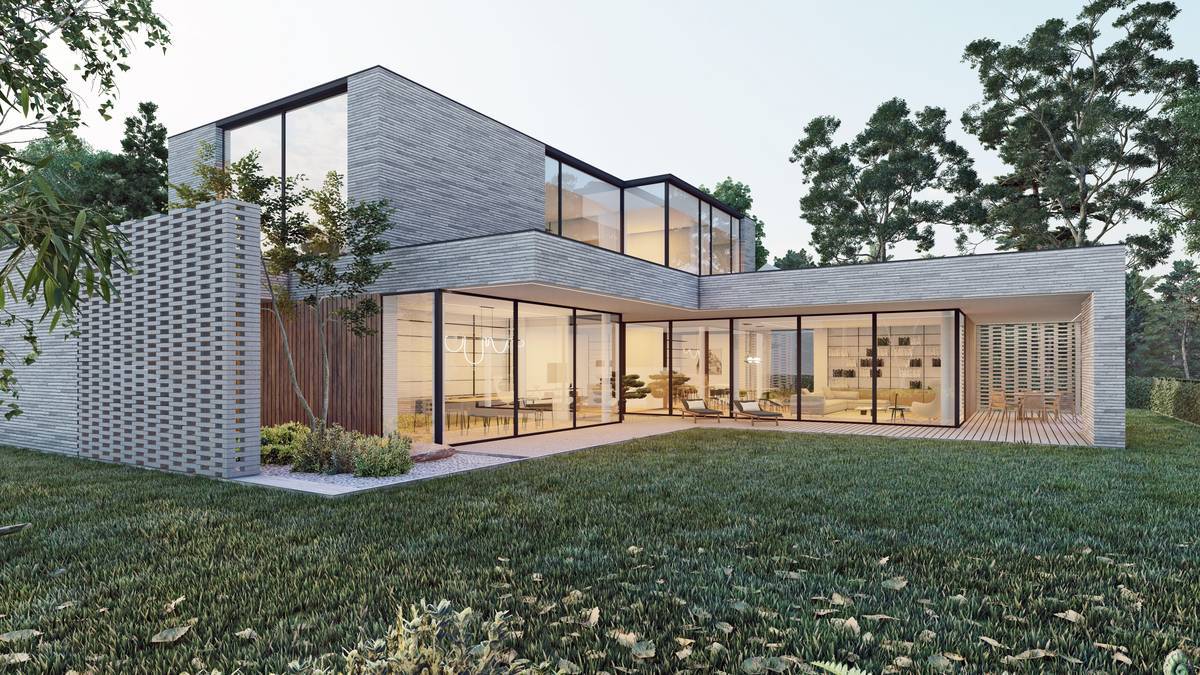 SLAB - studio architektoniczne - architektura - projekt - frame house - ceglana willa - 5