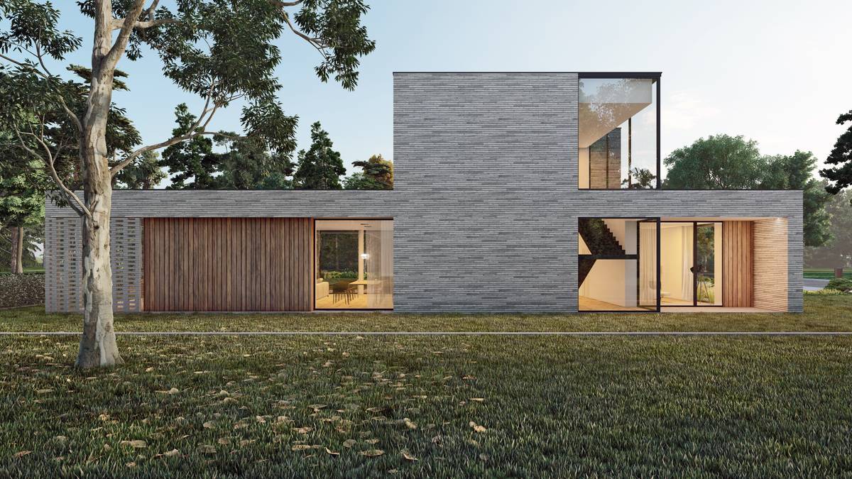 SLAB - studio architektoniczne - architektura - projekt - frame house - ceglana willa - 7