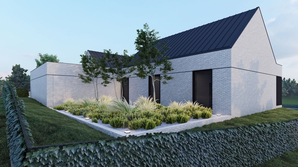 SLAB studio architektoniczne architektura projekt hill house dom na wzgorzu 11