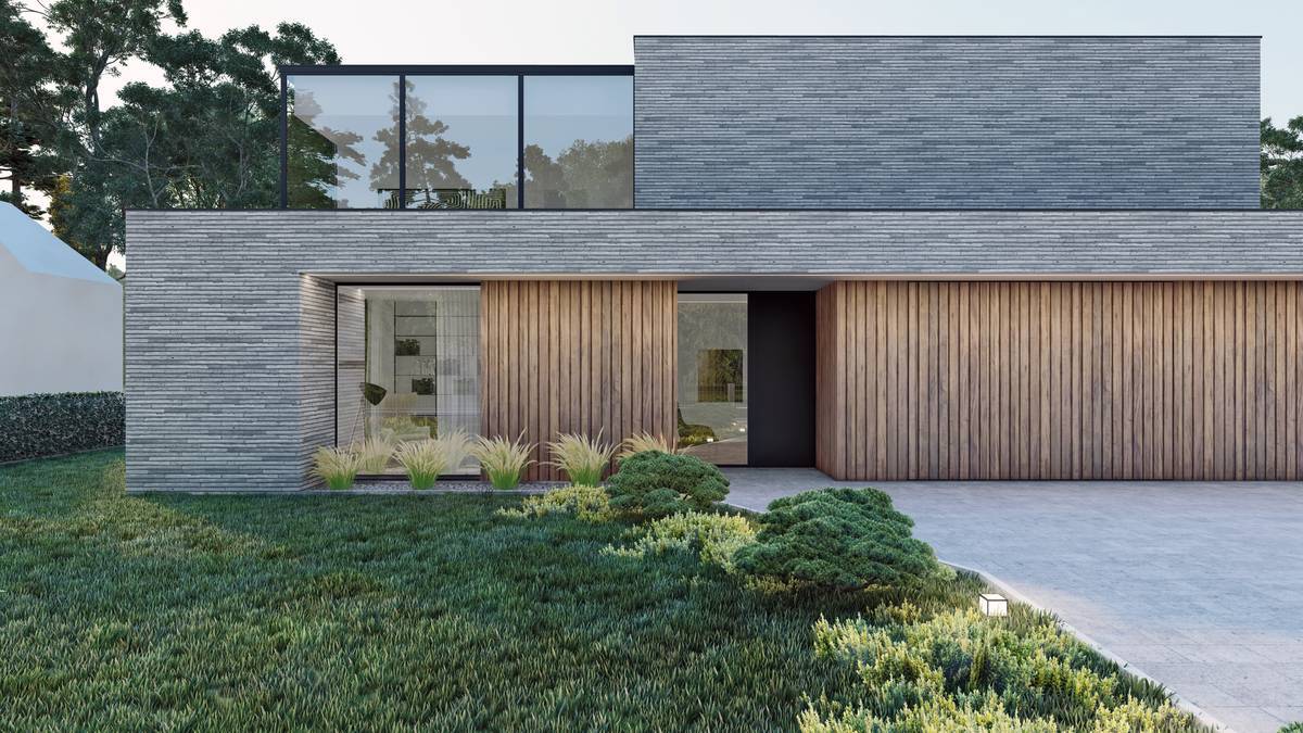 SLAB - studio architektoniczne - architektura - projekt - frame house - ceglana willa - 10