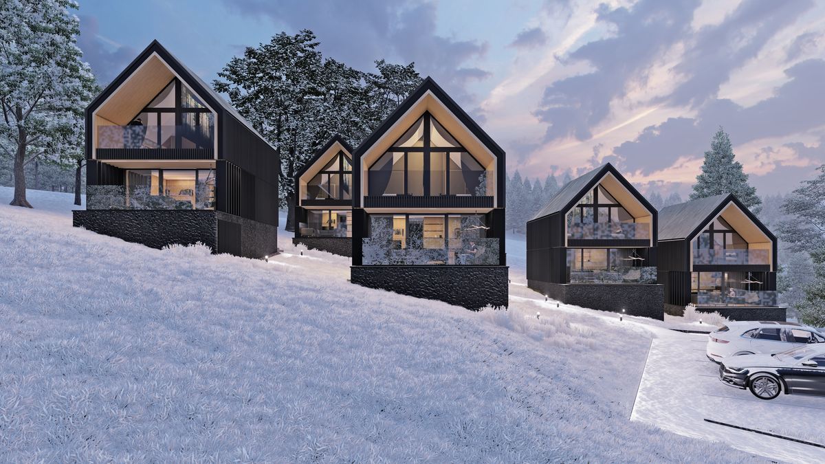SLAB studio architektoniczne architektura projekt campo resort domki w gorach 8