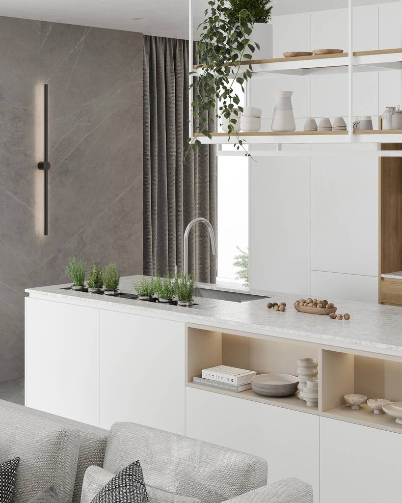 SLAB studio architektoniczne architektura wnetrz projekt patio house jasne wnetrze 21