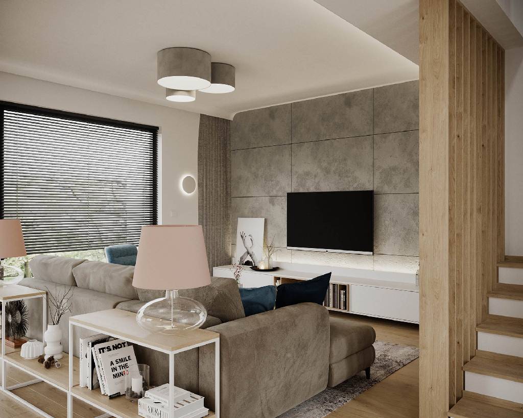 SLAB studio architektoniczne architektura wnetrz projekt chotomow styl skandynawski 8