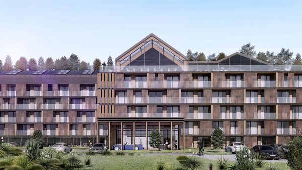 SLAB studio architektoniczne architektura projekt hotel w szczyrku pracownia projektowa