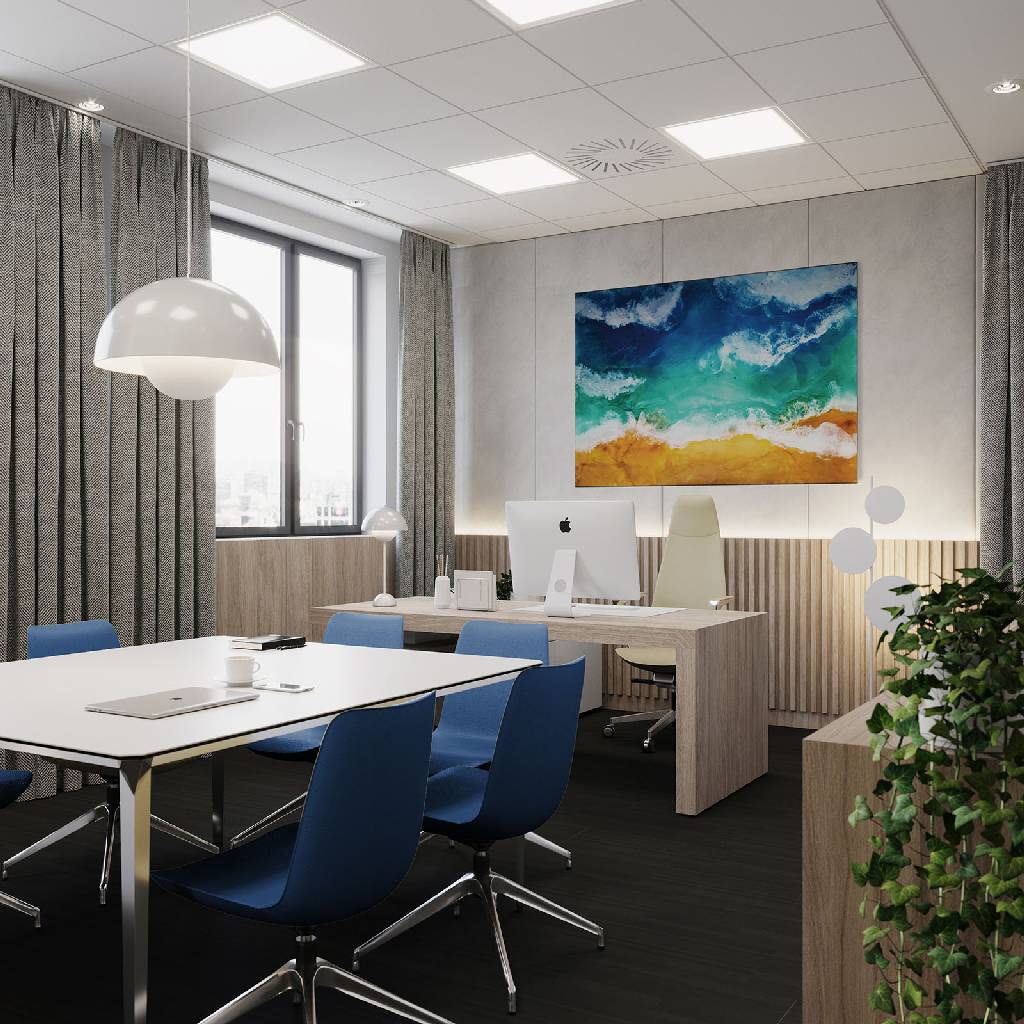 SLAB studio architektoniczne architektura wnetrz projekt biura zarzadu nowoczesne biuro 2