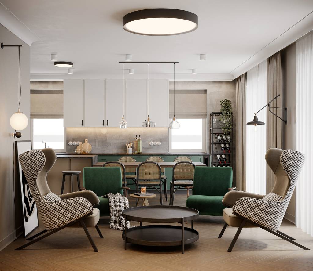 SLAB studio architektoniczne architektura wnetrz projekt wislany klif apartament gracza 13