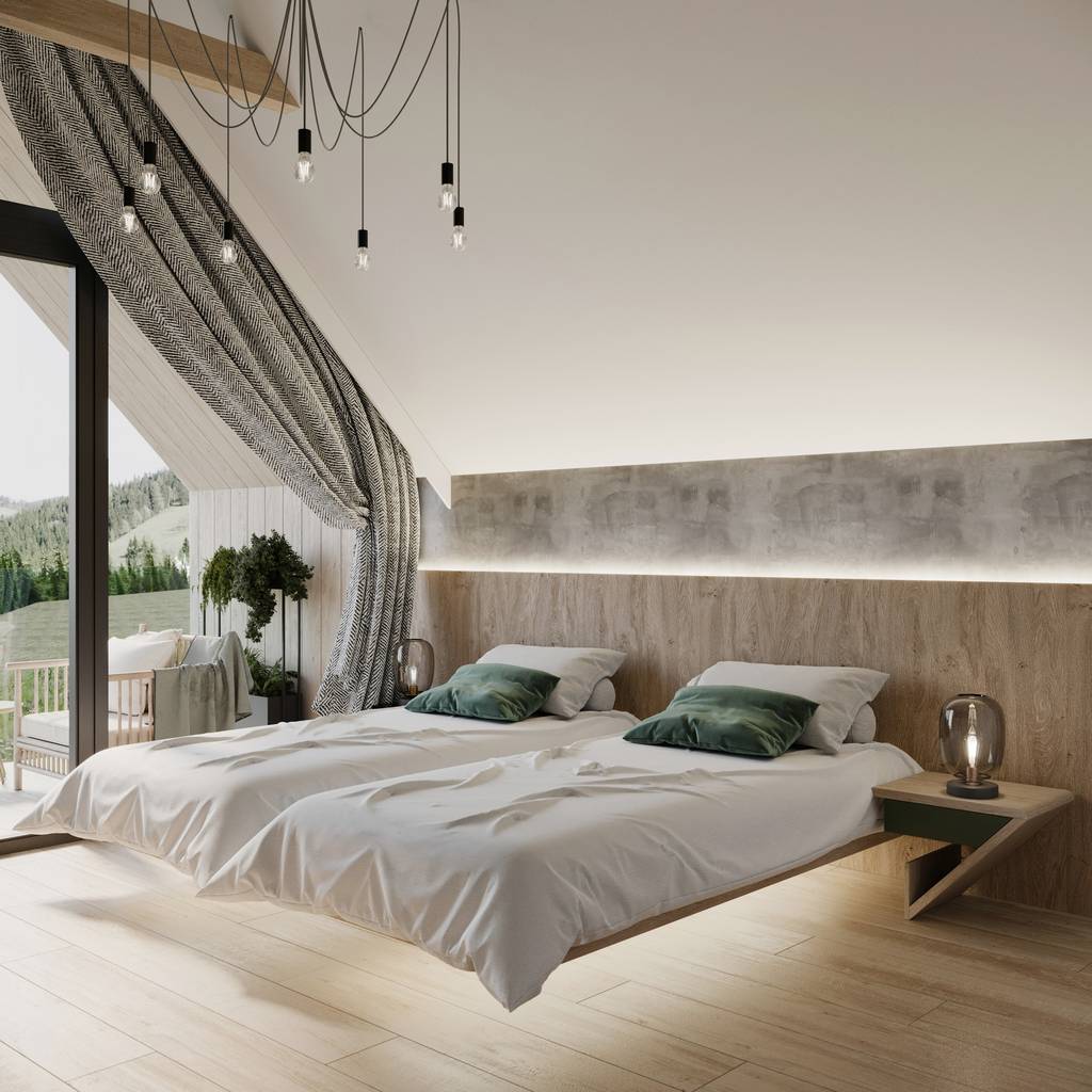 SLAB - studio architektoniczne - architektura wnętrz - projekt - campo resort - nowoczesna stodoła - 33