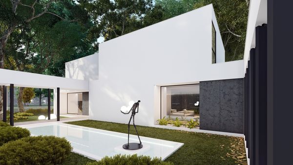 SLAB studio architektoniczne architektura projekt las house dom w lesie pracownia projektowa