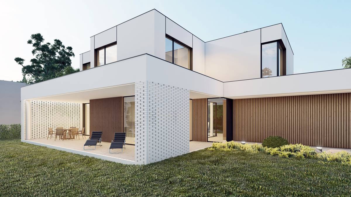 SLAB studio architektoniczne architektura projekt dom z uskokiem nowoczesny dom w miescie 4