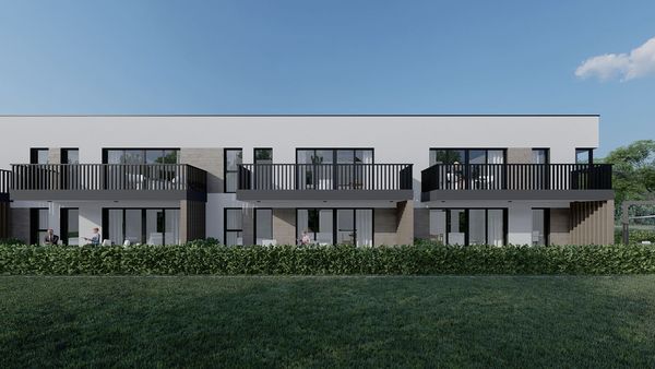 SLAB studio architektoniczne architektura projekt box house domy szeregowe pracownia projektowa