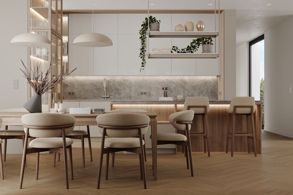 SLAB studio architektoniczne architektura wnetrz projekt dom na trzy japandi pracownia projektowa