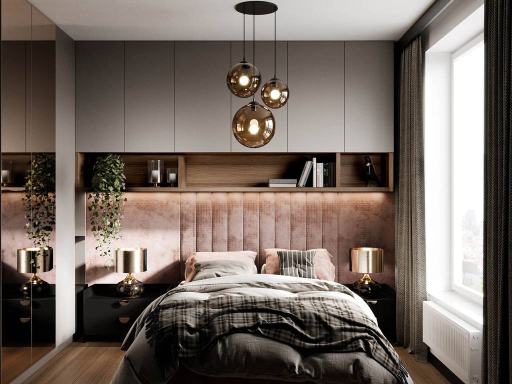 SLAB - studio architektoniczne - architektura wnętrz - projekt - kościerzyna - kolor granatowy we wnętrzach - 7