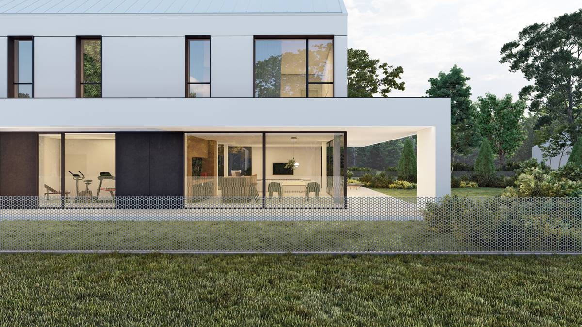 SLAB studio architektoniczne architektura projekt dwu dom klasyczny modernizm biala nowoczesna stodola 5