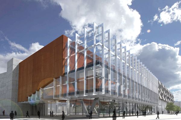 SLAB studio architektoniczne architektura projekt centrum sztuki filmowej budynek uzytu publicznego pracownia projektowa