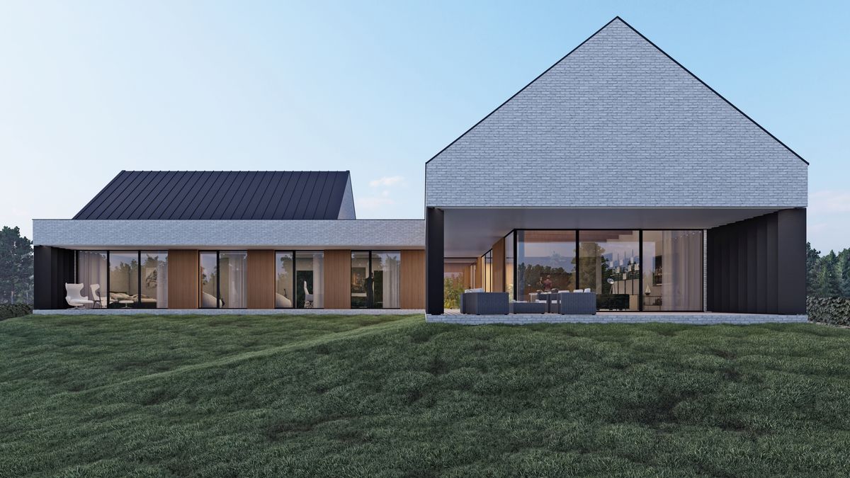 SLAB - studio architektoniczne - architektura - projekt - hill house - dom na wzgórzu - 1