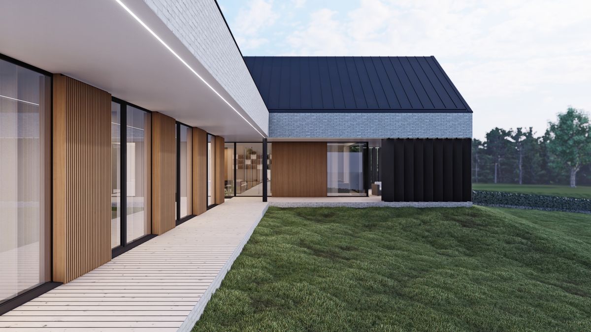 SLAB - studio architektoniczne - architektura - projekt - hill house - dom na wzgórzu - 12