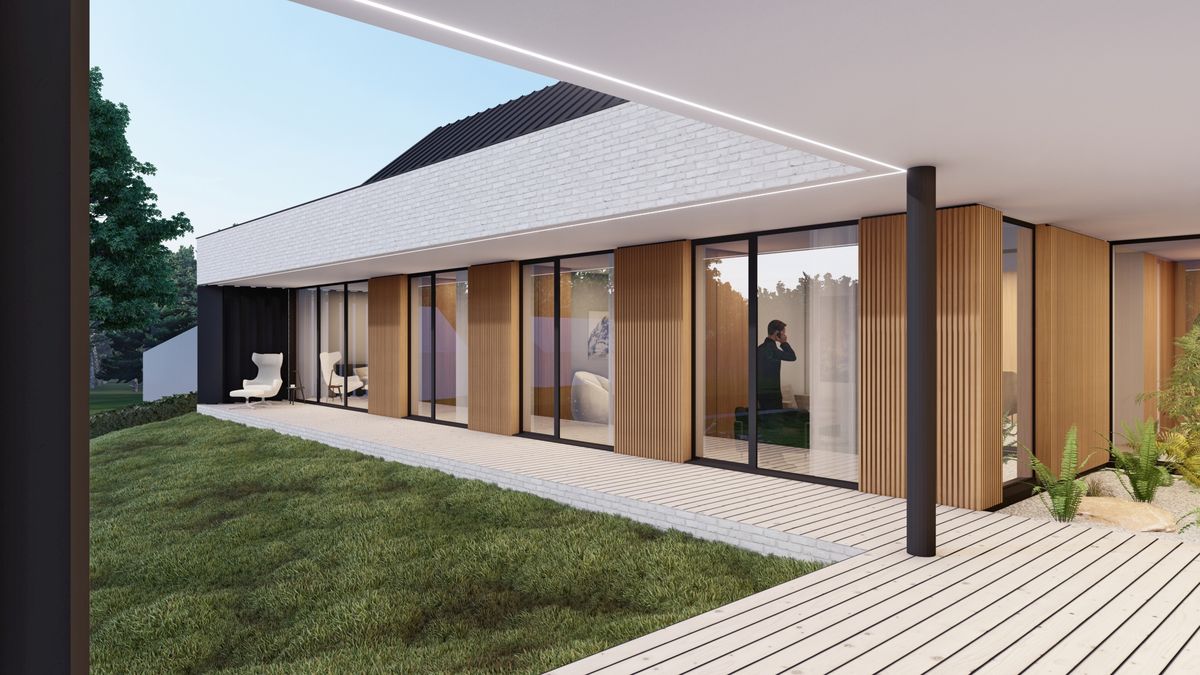 SLAB - studio architektoniczne - architektura - projekt - hill house - dom na wzgórzu - 13