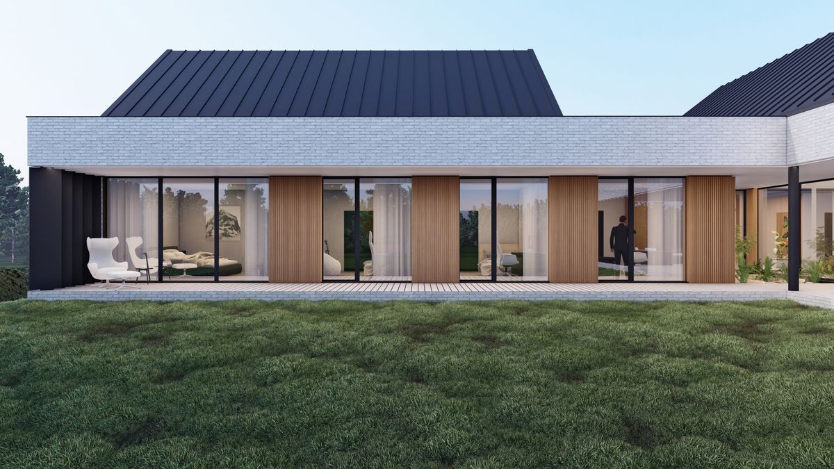SLAB - studio architektoniczne - architektura - projekt - hill house - dom na wzgórzu - 4