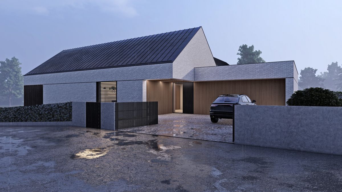 SLAB - studio architektoniczne - architektura - projekt - hill house - dom na wzgórzu - 7