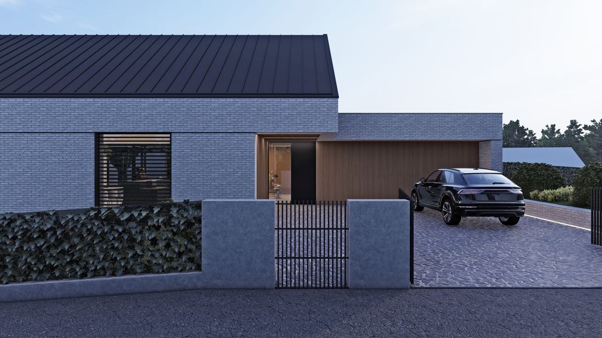 SLAB - studio architektoniczne - architektura - projekt - hill house - dom na wzgórzu - 8