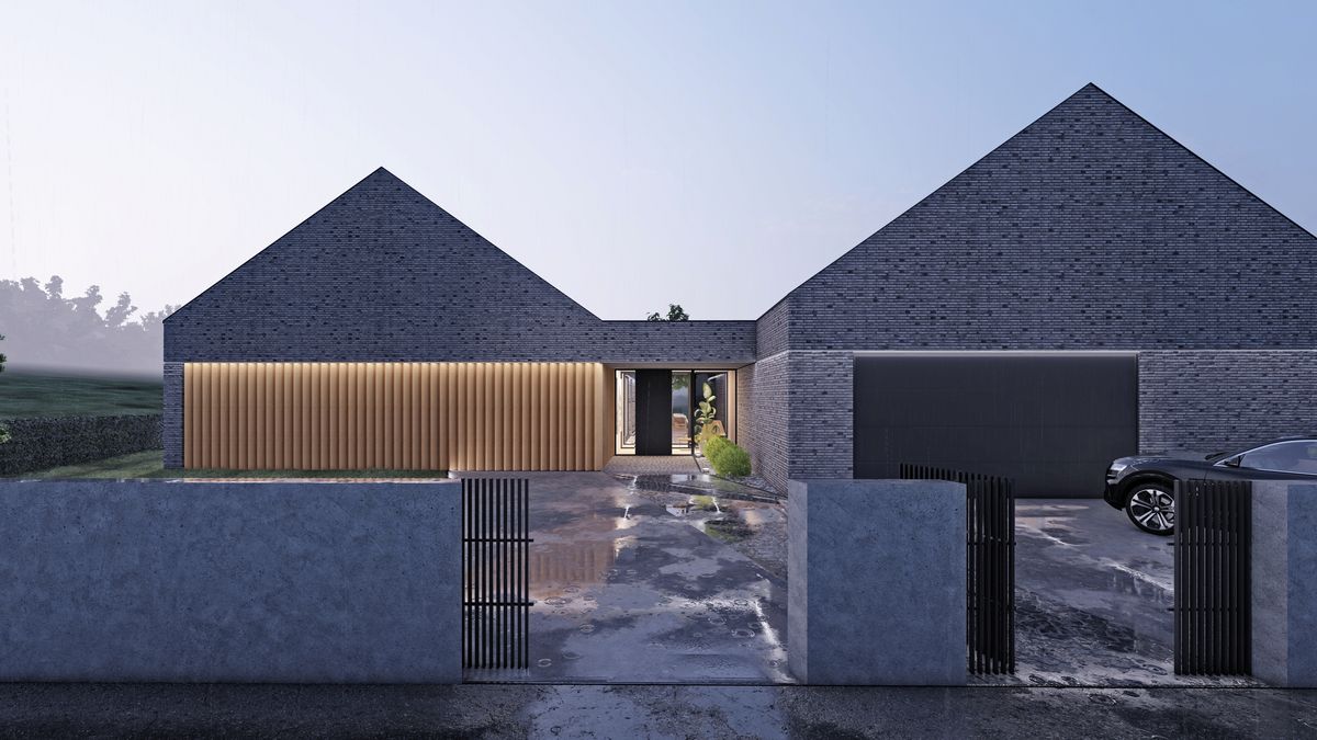 SLAB - studio architektoniczne - architektura - projekt - twin barn - podwójna stodoła - 3
